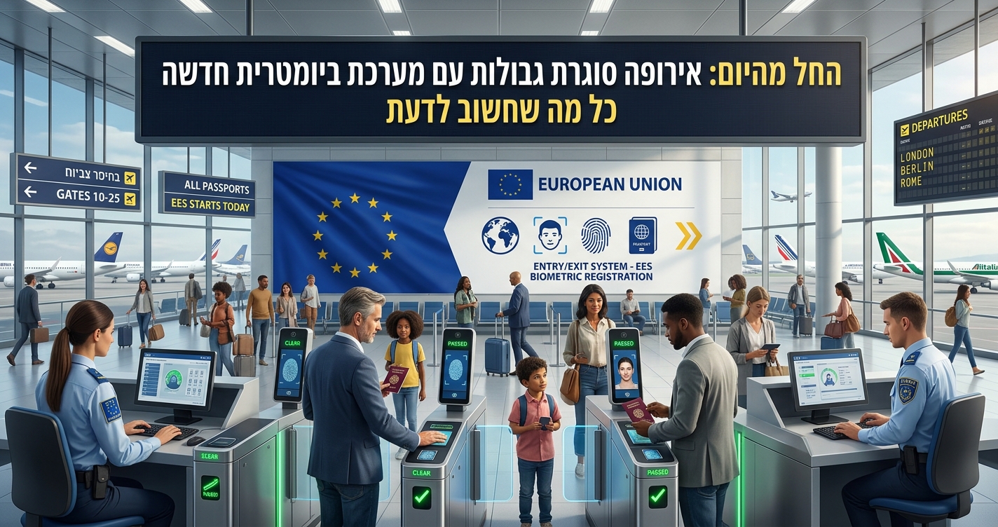 מה צריך לדעת על מערכת ETIAS לכניסה לאירופה