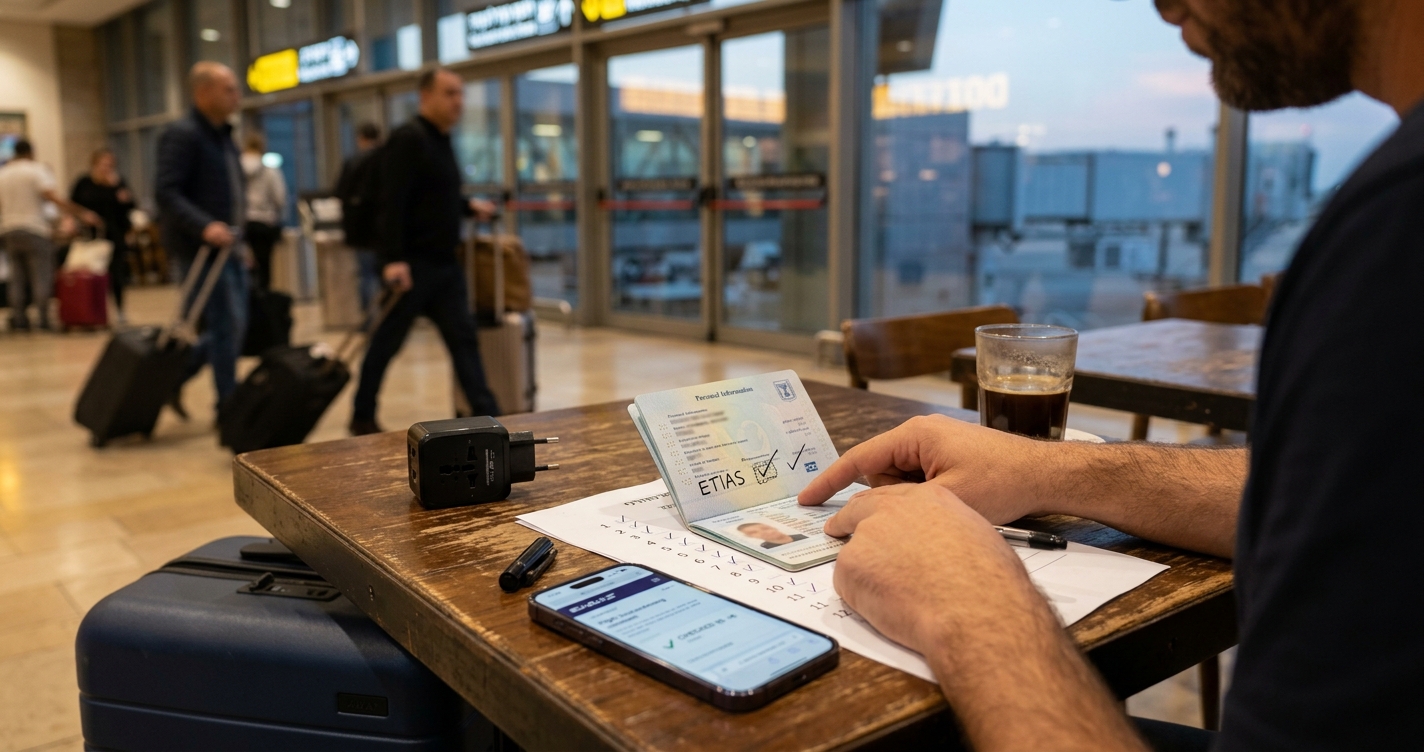 צ׳קליסט יום לפני הטיסה לאירופה: 12 בדיקות